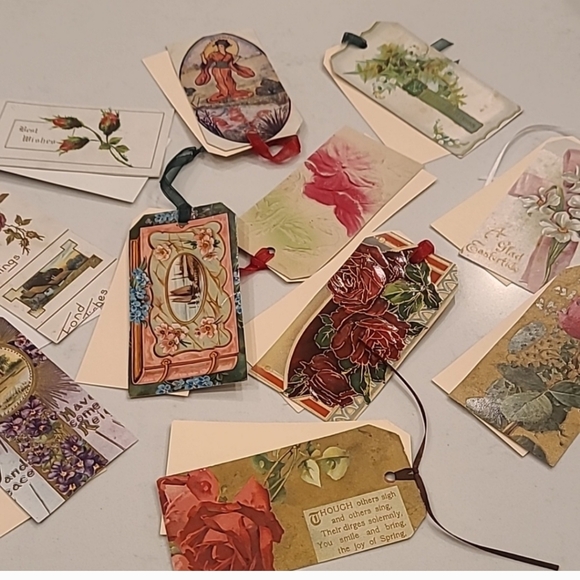 Vintage Inspired Gift Tags - Picture 1 of 12